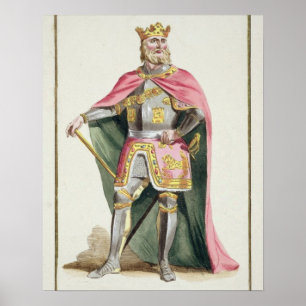 Poster Ferdinand I (1379-1416) Roi d'Aragon de 'Receu