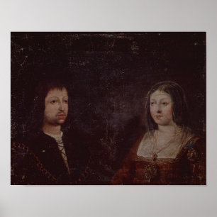 Poster Ferdinand II d'Aragon et Isabelle Ier de Castille