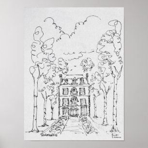 Poster Ferme à cheval   Normandie, France