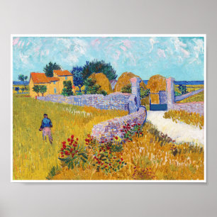 Poster Ferme en Provence, Van Gogh