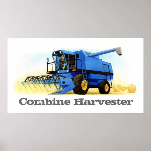 Poster Ferme et agriculture sur mesure pour enfants - Com (Devant)