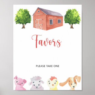 Poster Ferme - Favoris