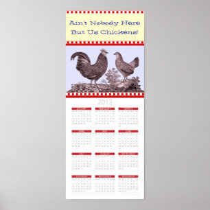 Poster Ferme laitière vintage Grande cuisine 2013 Calendr