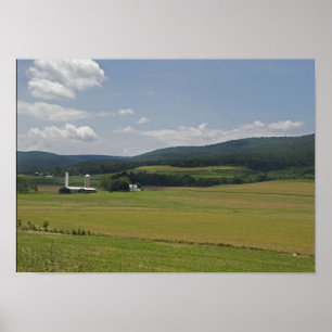 Poster Ferme rurale de Pennsylvanie