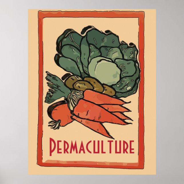 Poster Fermes de maculture, personnalisation (Devant)
