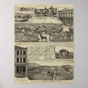 Poster Fermes du Kansas