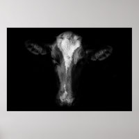 Fermes | Tête de vache B&W