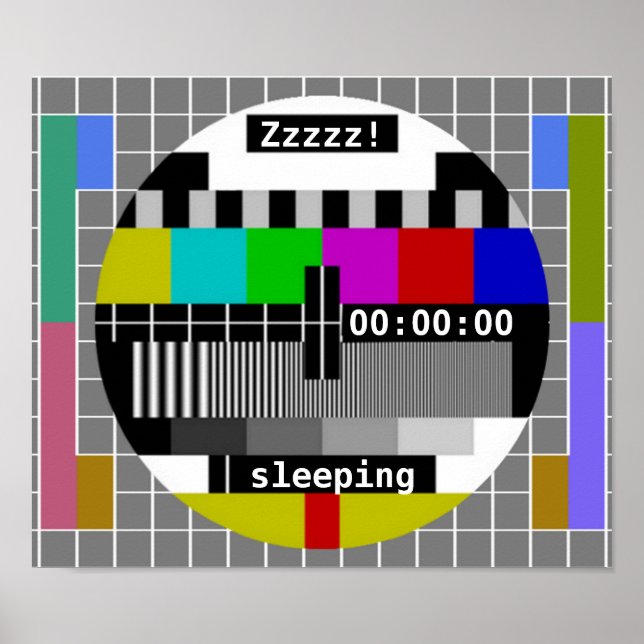 Poster Fermeture de la carte de test Tv (Devant)