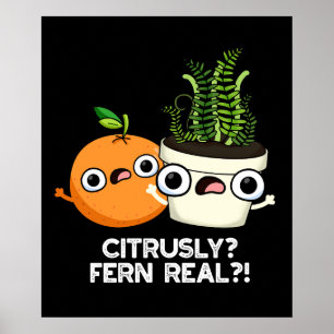 Poster Ferne Citrusque Véritable Amusante Citrus Plante P