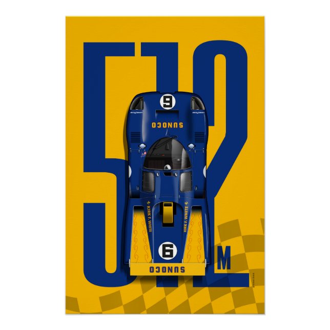 Poster Ferrari 512M Daytona 71 Top Hommage (Devant)