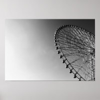 Ferris Roue en noir et blanc