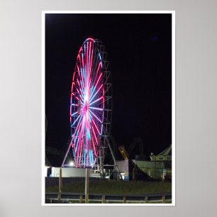 Poster Ferris Wheel at Night