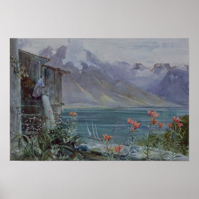 Poster Ferritet, Lac Léman, 1882 (Devant)