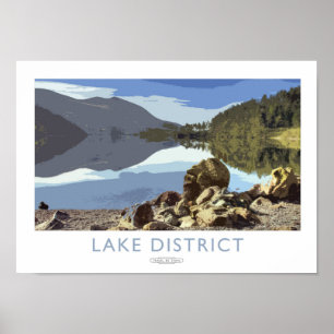 Poster ferroviaire du district de Lake