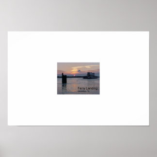 Poster Ferry Landing, Galveston TX