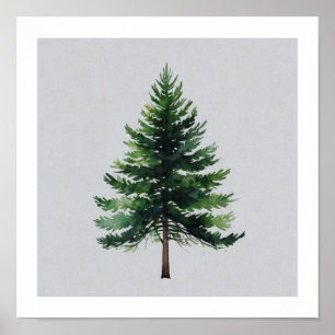 Poster Festif Arbre de Noël