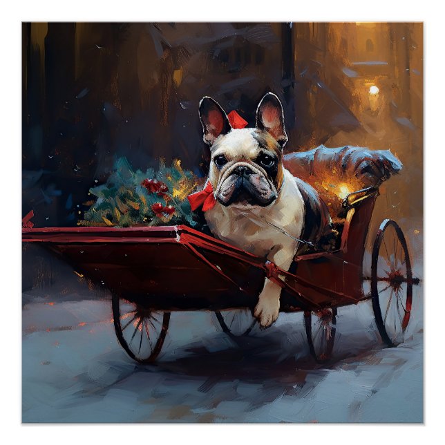 Poster Festin de Noël de Bulldog en France (Devant)