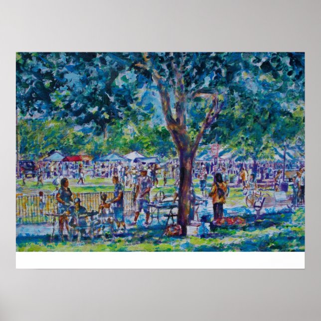 POSTER FESTIVAL DE JUNETEENTH - PARC ROUGE D'ANN ARBOUR (Devant)