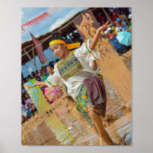 Poster Festival de la boue de Malagnang