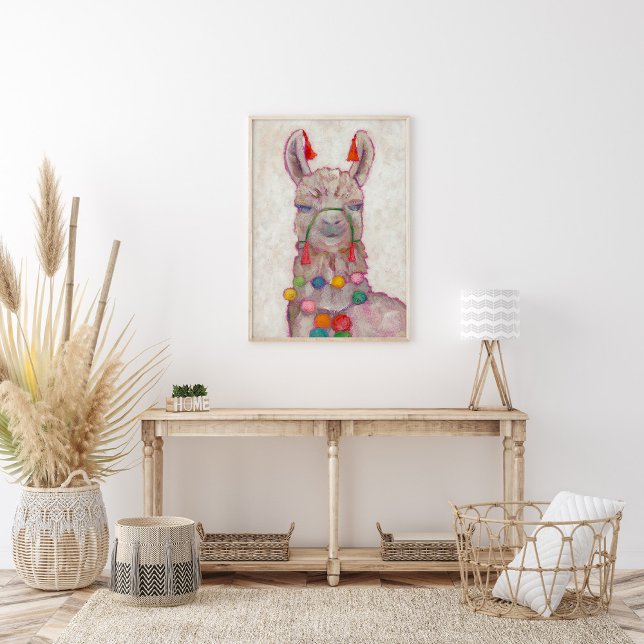 Poster Festival de l'aquarelle Llama (Créateur téléchargé)