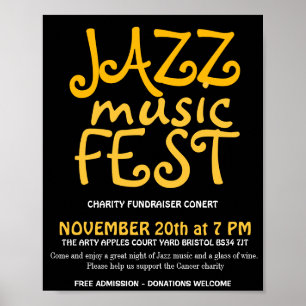 Poster Festival de musique jazz
