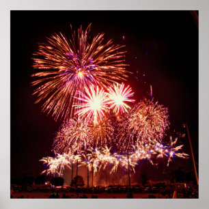 Poster Festival des feux d'artifice de Bay City - 2021