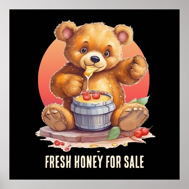 Poster festival des vendeurs d'ours en vente (Devant)