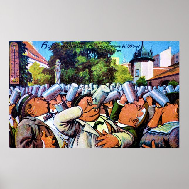 Poster Fête allemande de la brasserie (Devant)