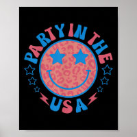 Fête Aux États-Unis 4 Juillet Sourire Prépa