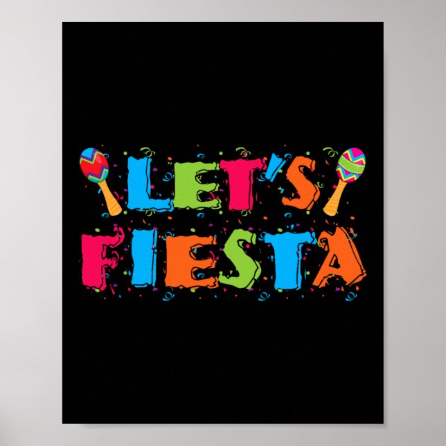 Poster Fête Cinco De Mayo (Devant)