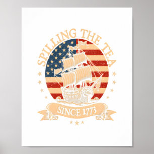 Poster Fête comme c'est 1776 - Retro Patriotic Bow