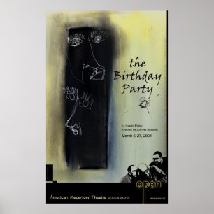 Poster fête d'anniversaire