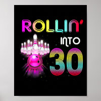 Fête d'anniversaire de bowling pour les 30 ans Fêt