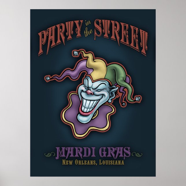 Poster Fête dans la rue (Devant)