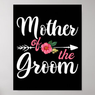 Poster Fête De Bachelor Mère De La Groom Chemises Pour Fe