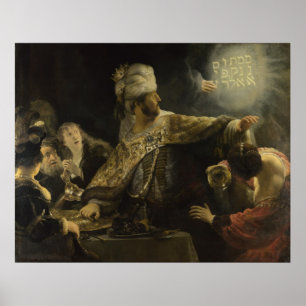 Poster Fête de Belshazzar