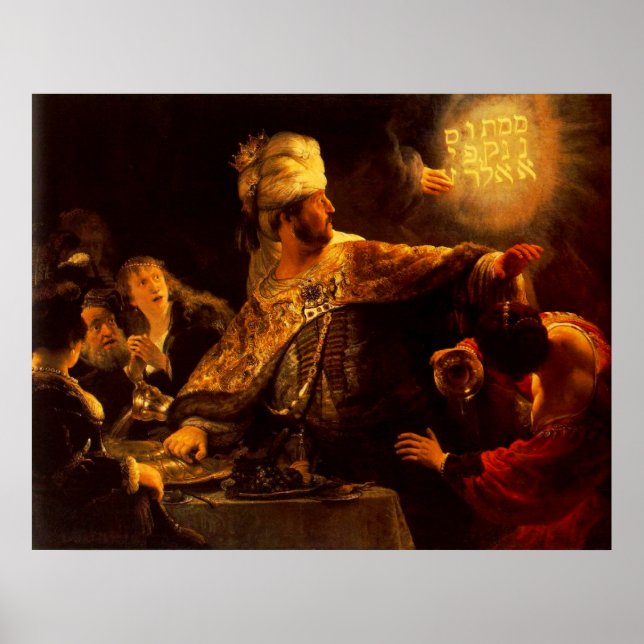 Poster Fête de Belshazzar (Devant)