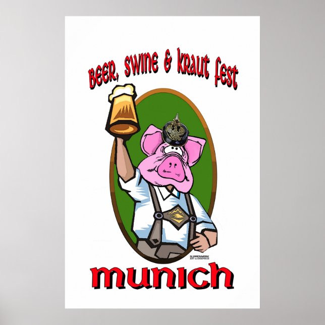 Poster Fête de la bière (Devant)