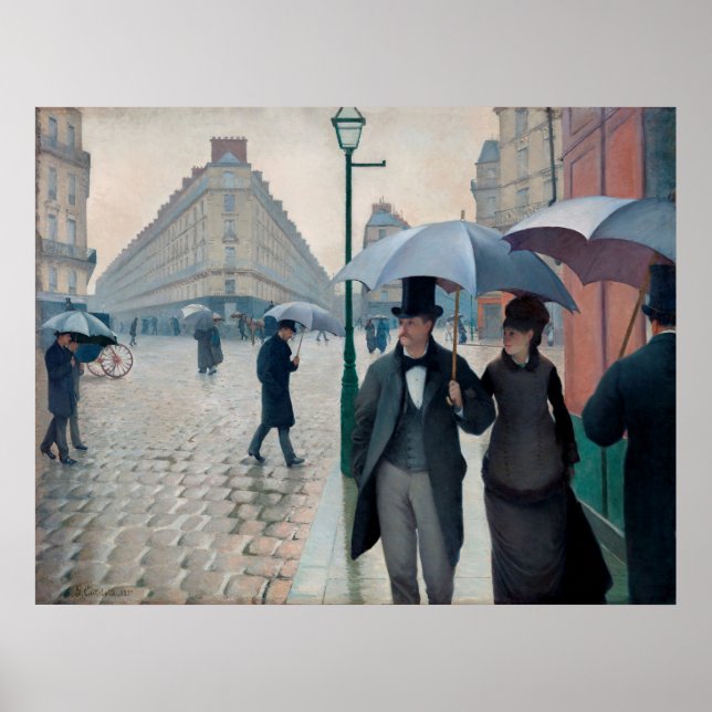 Poster Fête de la Pluie de Paris (1877) (Devant)