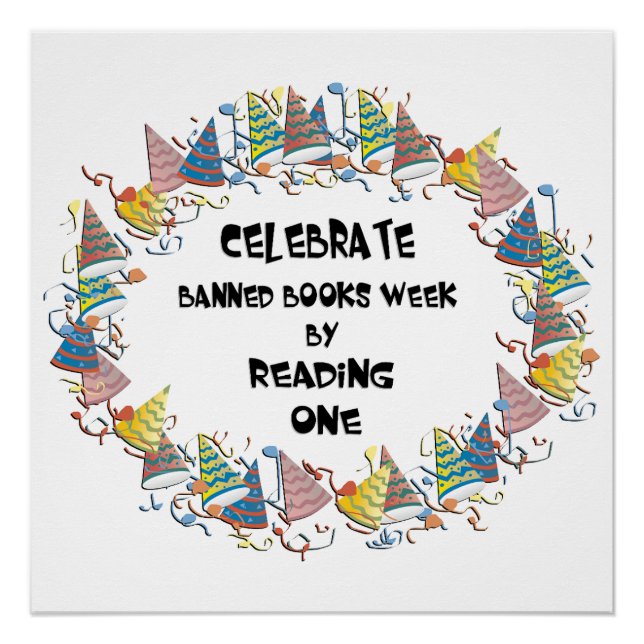 Poster Fête de la semaine des livres interdits (Devant)