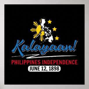 Poster Fête de l'indépendance du Kalayaan aux Philippines