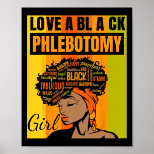 Poster Fête de l'Indépendance Noire - Amour Une Phlebotom