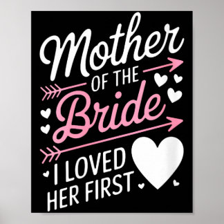 Poster Fête de mariage pour femmes, la mère de la mariée
