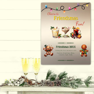 Poster Fête des amis