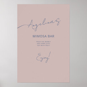 Poster Fête des mariées d'affiche dans un style élégant.