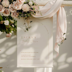 Poster Fête des mariées d'arc minimaliste moderne