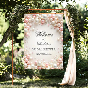Poster Fête des mariées de perles élégantes