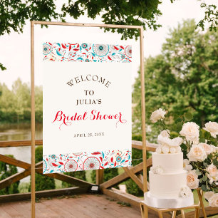 Poster Fête des mariées Dreamcatcher en plumes tribales B