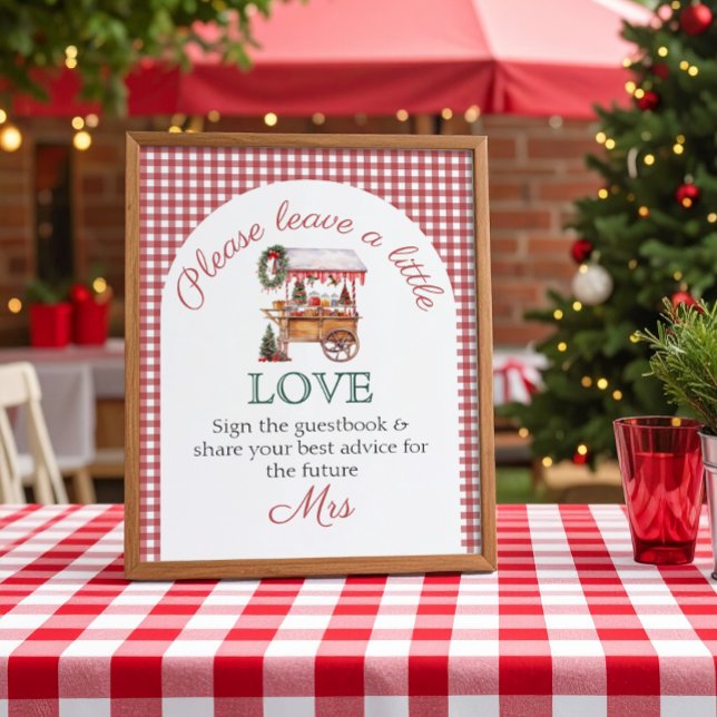 Poster Fête des mariées du marché de Noël (Créateur téléchargé)