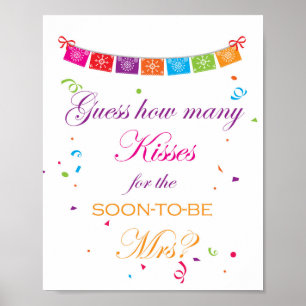 Poster Fête des mariées Fiesta - Jeu 8 x 10